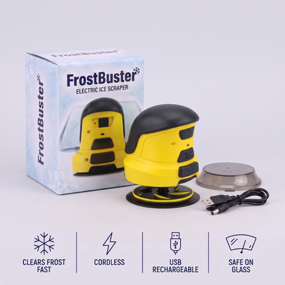 FrostBuster with box, protective cover and USB cable